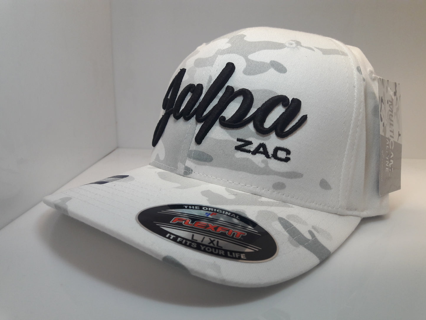 Black Thread 3D Embroidered MULTICAM Alpine - Jalpa Zac - Cotton Blend Flexfit Cap