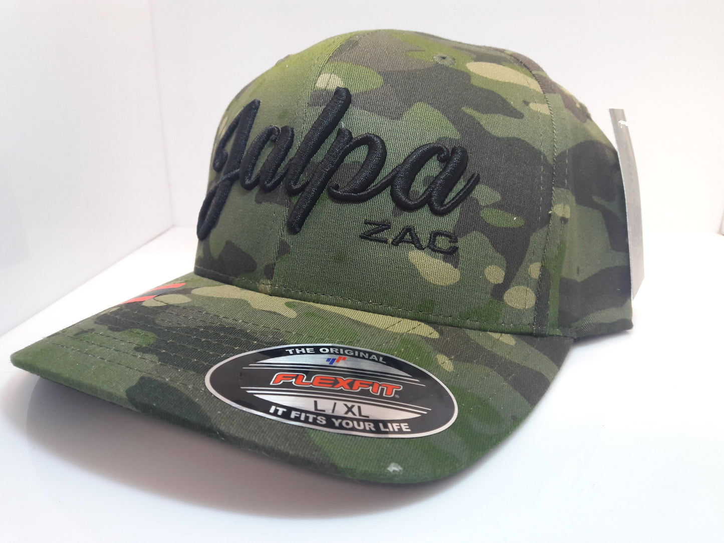 Black Thread 3D Embroidered MULTICAM Tropic - Jalpa Zac - Cotton Blend Flexfit Cap