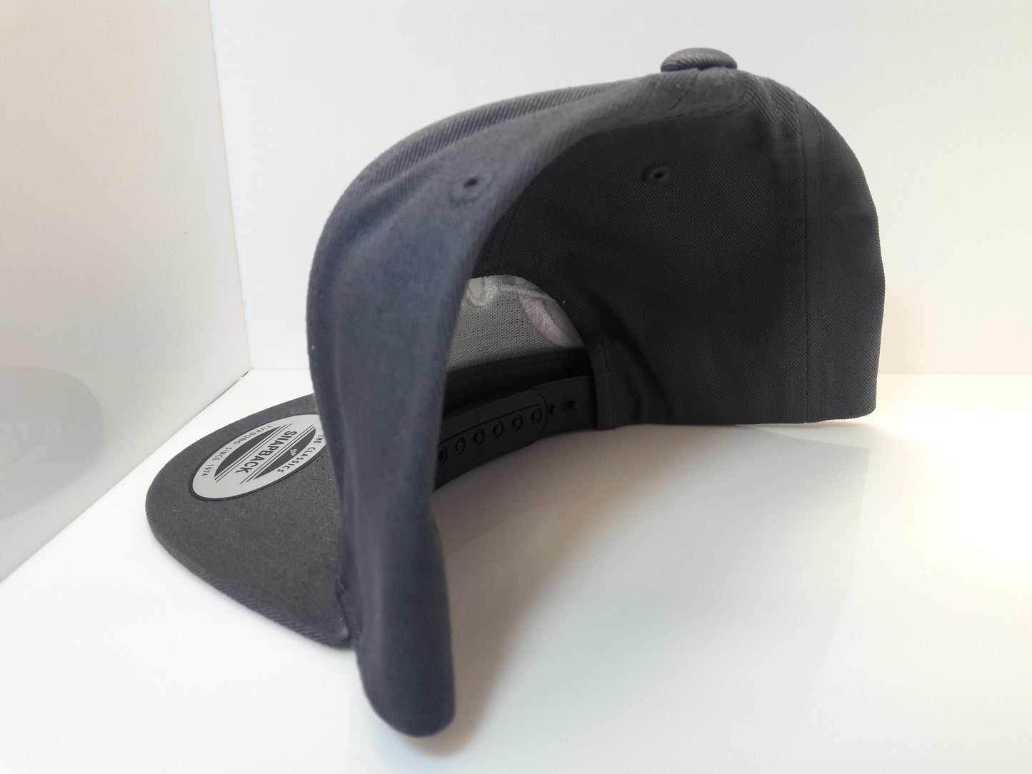 3D Embroidered Dark Grey Jalpa Zac Flexfit - Classic Five-Panel Snapback Cap