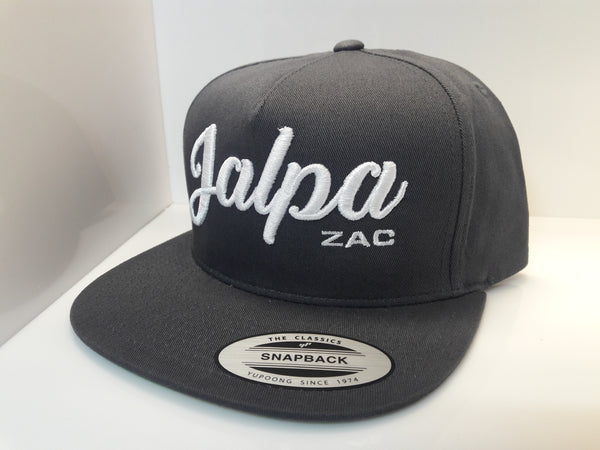 3D Embroidered Dark Grey Jalpa Zac Flexfit - Classic Five-Panel Snapback Cap