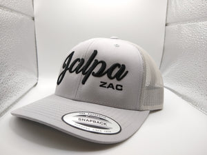 3D Embroidered Silver Jalpa Zac Flexfit - Retro Snapback Trucker Cap