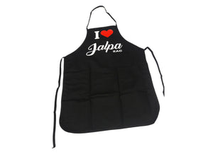 I Love Jalpa Basic Black Adult Apron