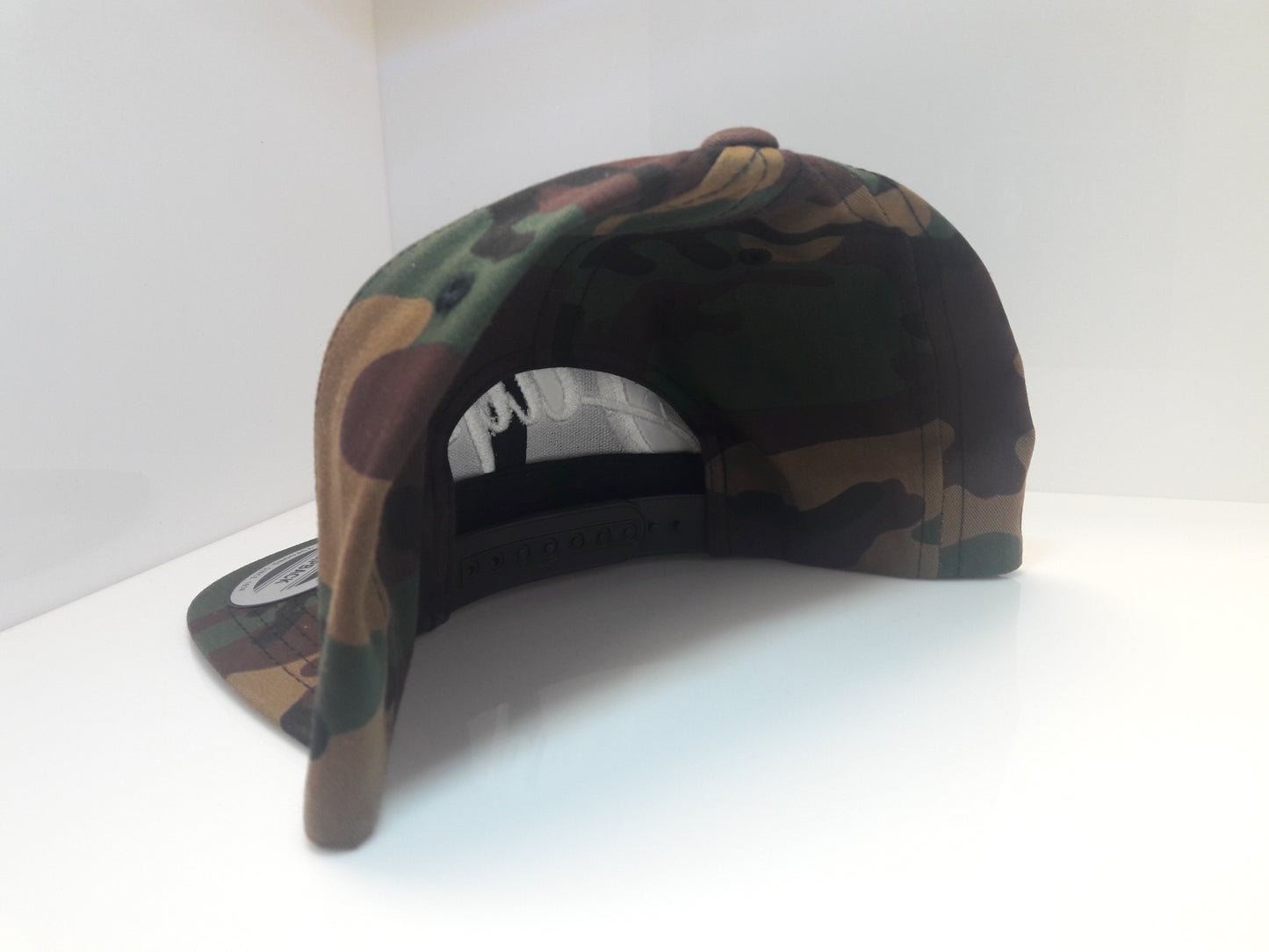 3D Embroidered Camo Jalpa Zac Flexfit - Wool Blend Flat Bill Snapback Cap