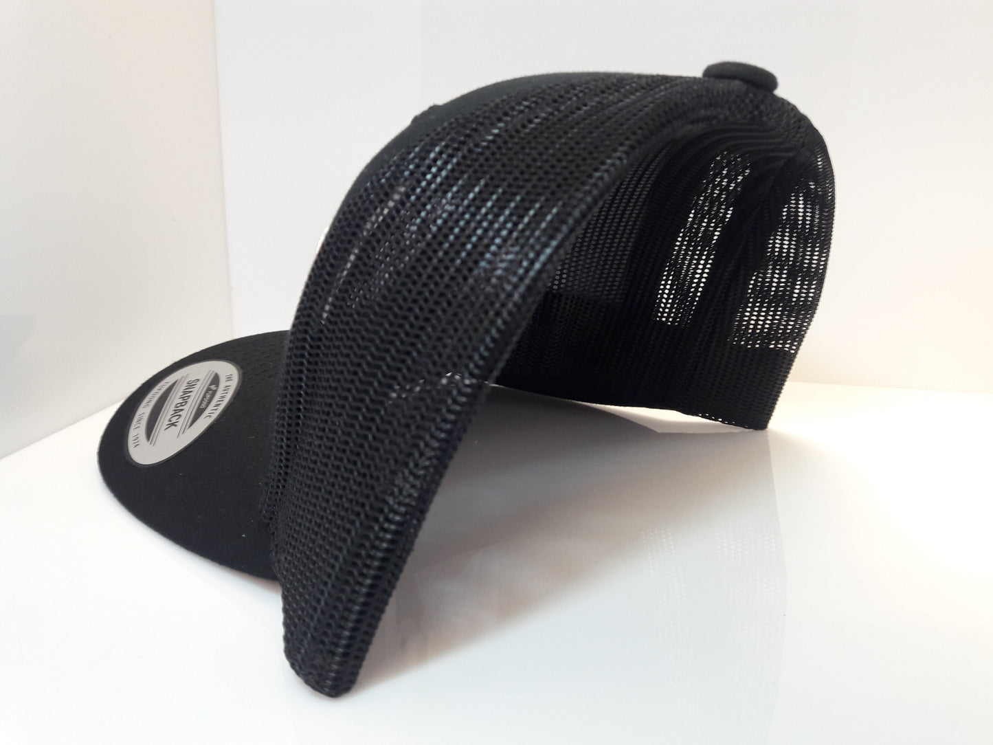 3D Embroidered Black Jalpa Zac Flexfit - Retro Snapback Trucker Cap